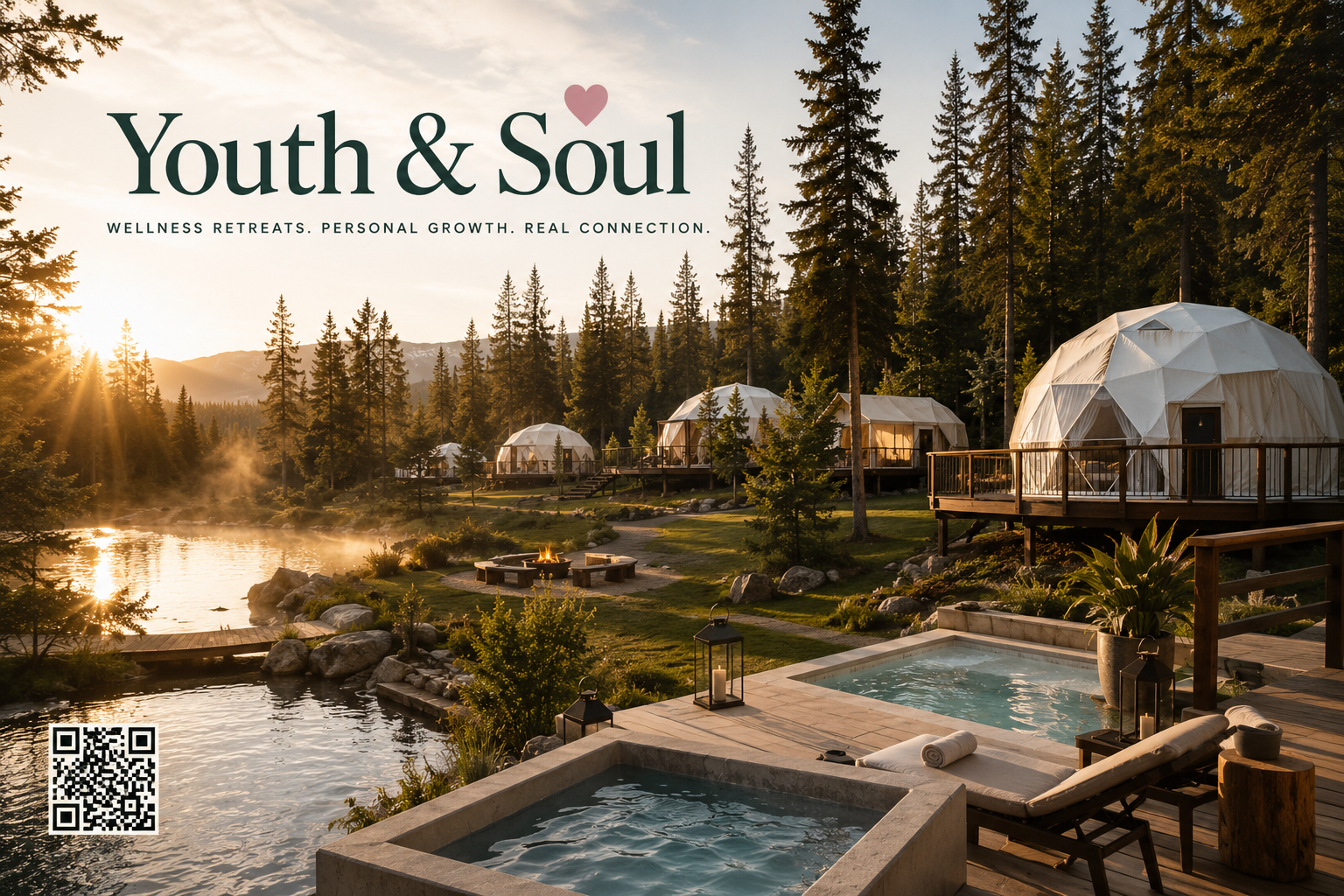 Youth & Soul Montana wellness retreat treehouses under the stars