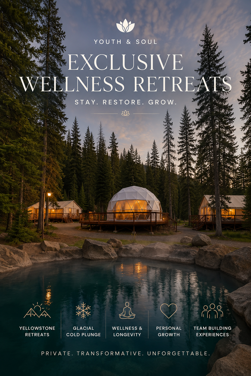 Youth & Soul Wellness Retreat — Montana jungle treehouses
