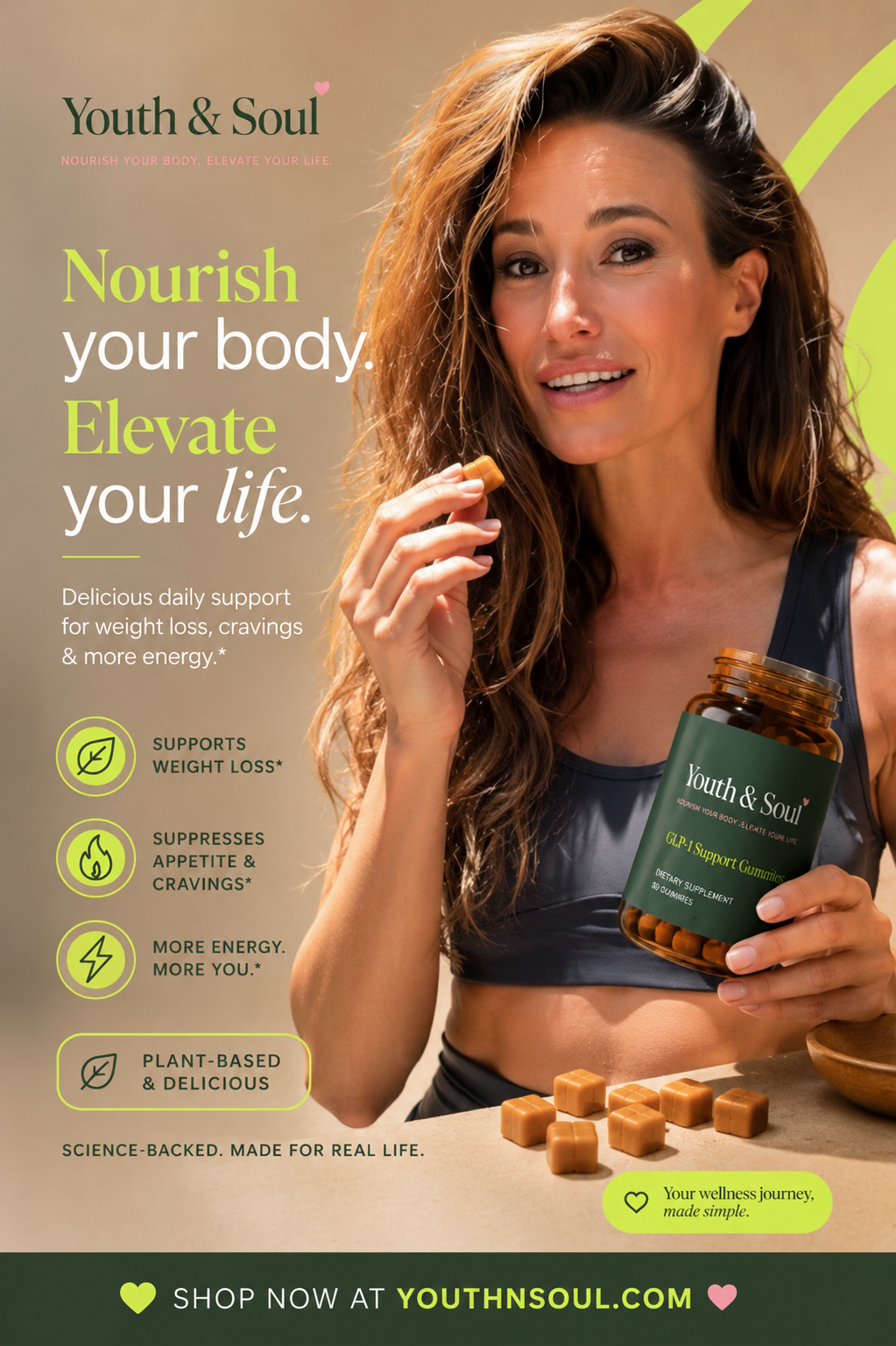 GLP gummies creator poster