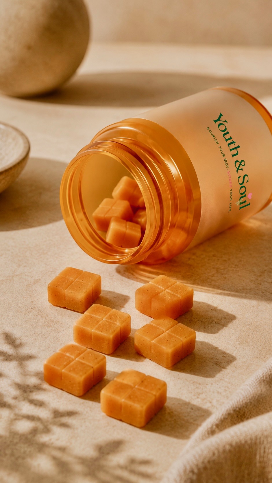 Youth & Soul GLP-1 lozenges jar