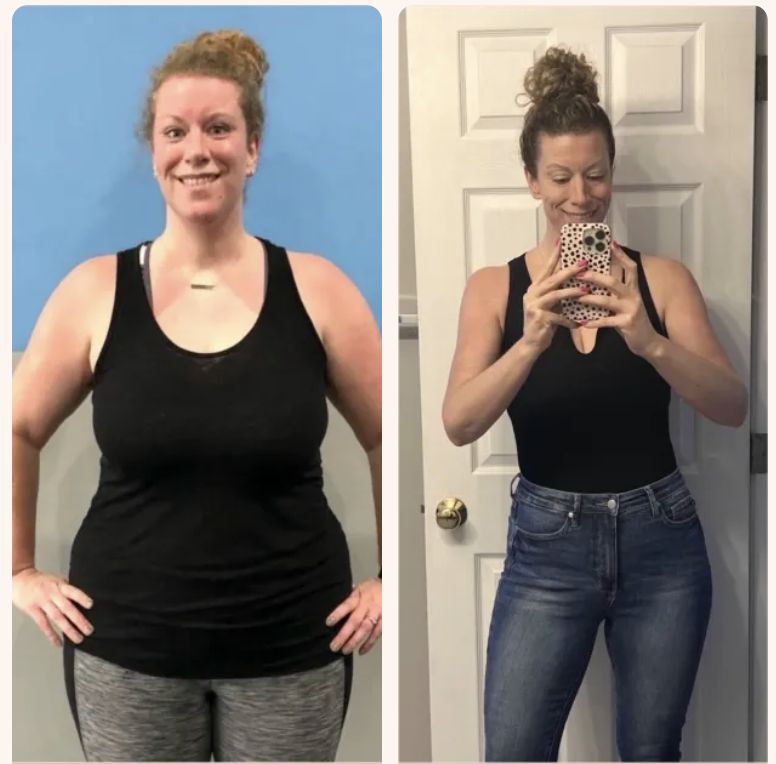 Katie before and after